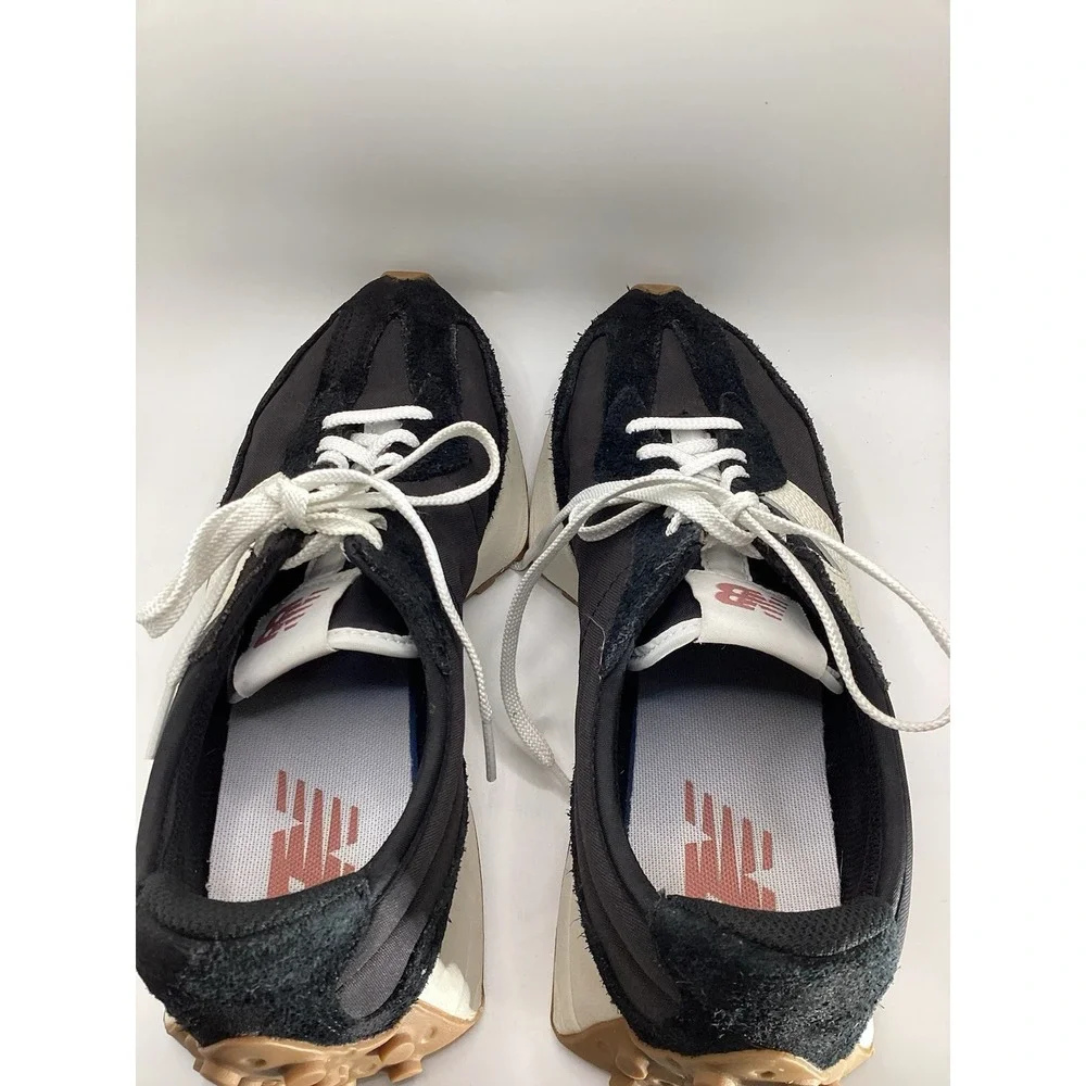 Size 9.5 - New Balance 327 Black White Gum W